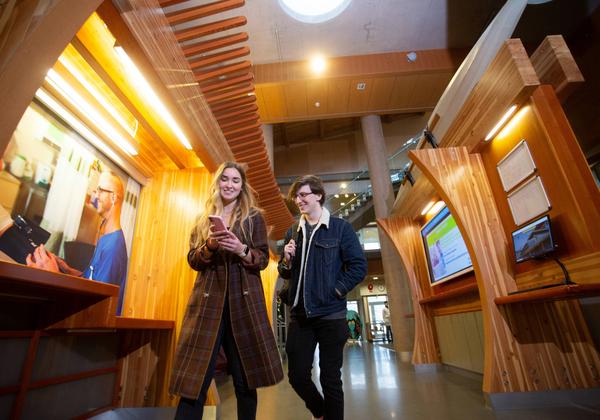 VIU Cowichan campus students