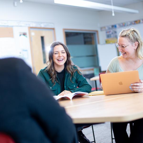 VIU Cowichan students in a classroom