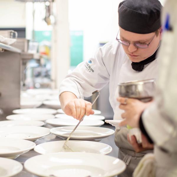 VIU Culinary student