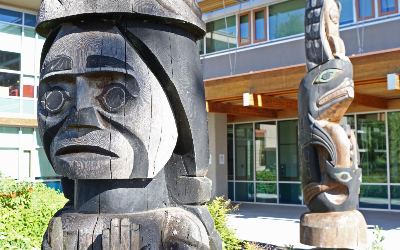 VIU Cowichan Campus Totems